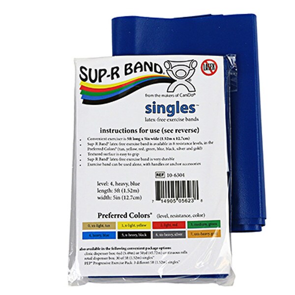 Latex-Free Sup-R Band Singles
