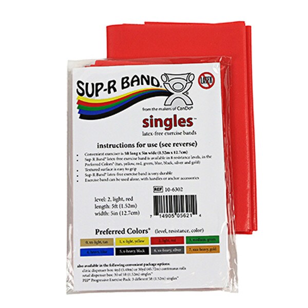 Latex-Free Sup-R Band Singles