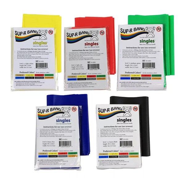 Latex-Free Sup-R Band Singles