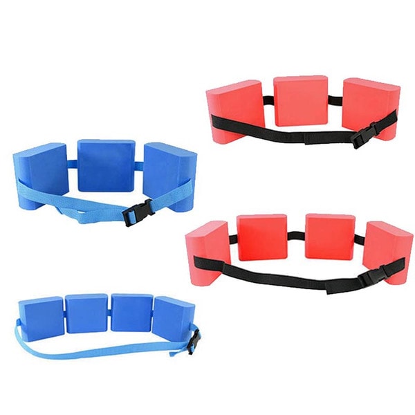 CanDo swim belt with four oval floats, red CanDo swim belt with four oval floats, red