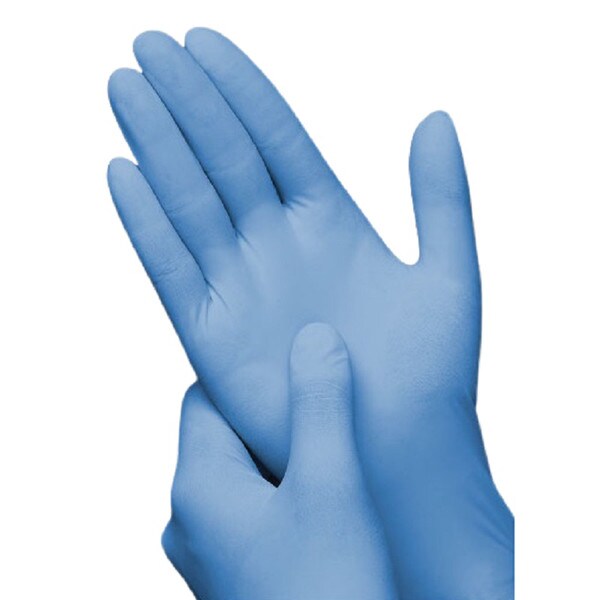 Blue Nitrile Exam Gloves (100/box)