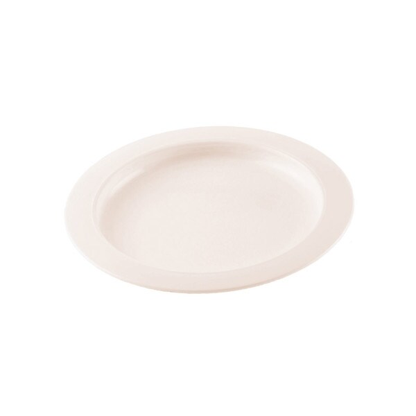 Plate w/Inside Edge 9" Off-White