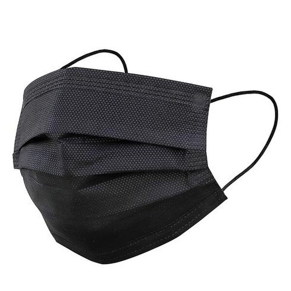 3-Ply Face Masks Black