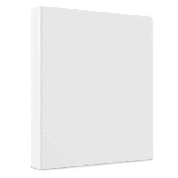 1" 3-Ring View Binder, White