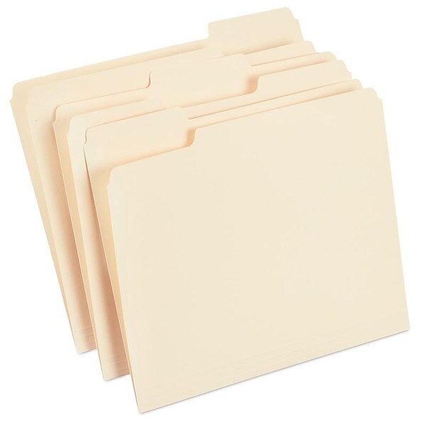 Manilla File Folder 1/3 Cut Tab