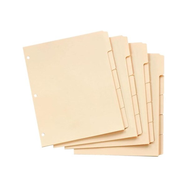 Oxford Write-On 5-Tab Divider