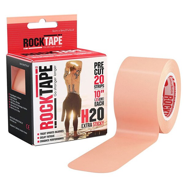 RockTape Pre-Cut Extra Sticky Beige