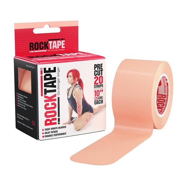 RockTape Pre-Cut Roll Beige