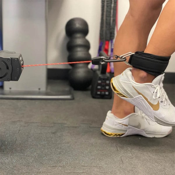 ANCORE Ankle Strap in use