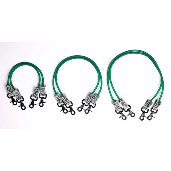 TheraBand Tubing Clips Green