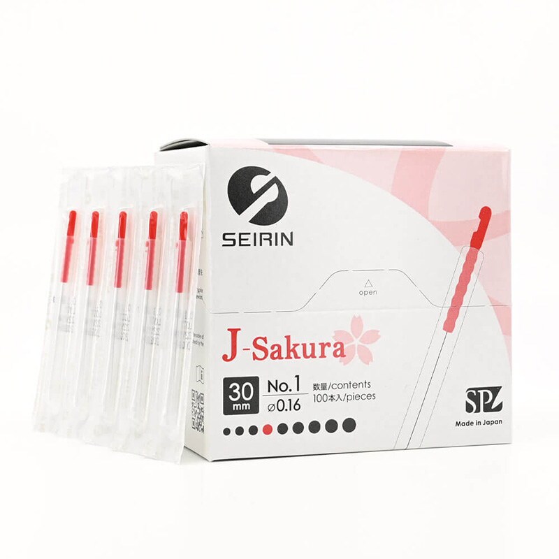 Needles パターンプリント ジャンパー Lサイズ SEIRIN J-Type Acupuncture Needles, Size 1 (0.16mm) x 40mm